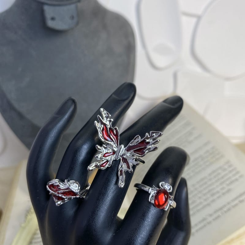 Silver 3in1 ring set